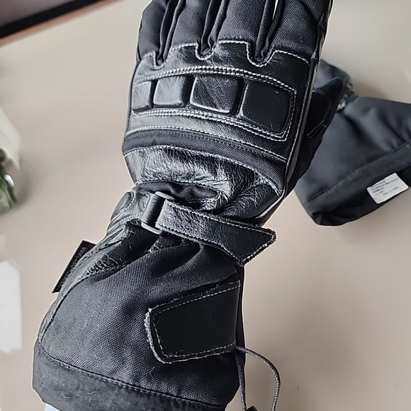 Rocket Mens Waterproof Dry Tech Leather/Textile Motorcycle Gloves Size Small EUC - Picture 8 of 16